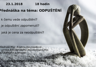 Odpuštění.  Mgr. Andrea Novosadová