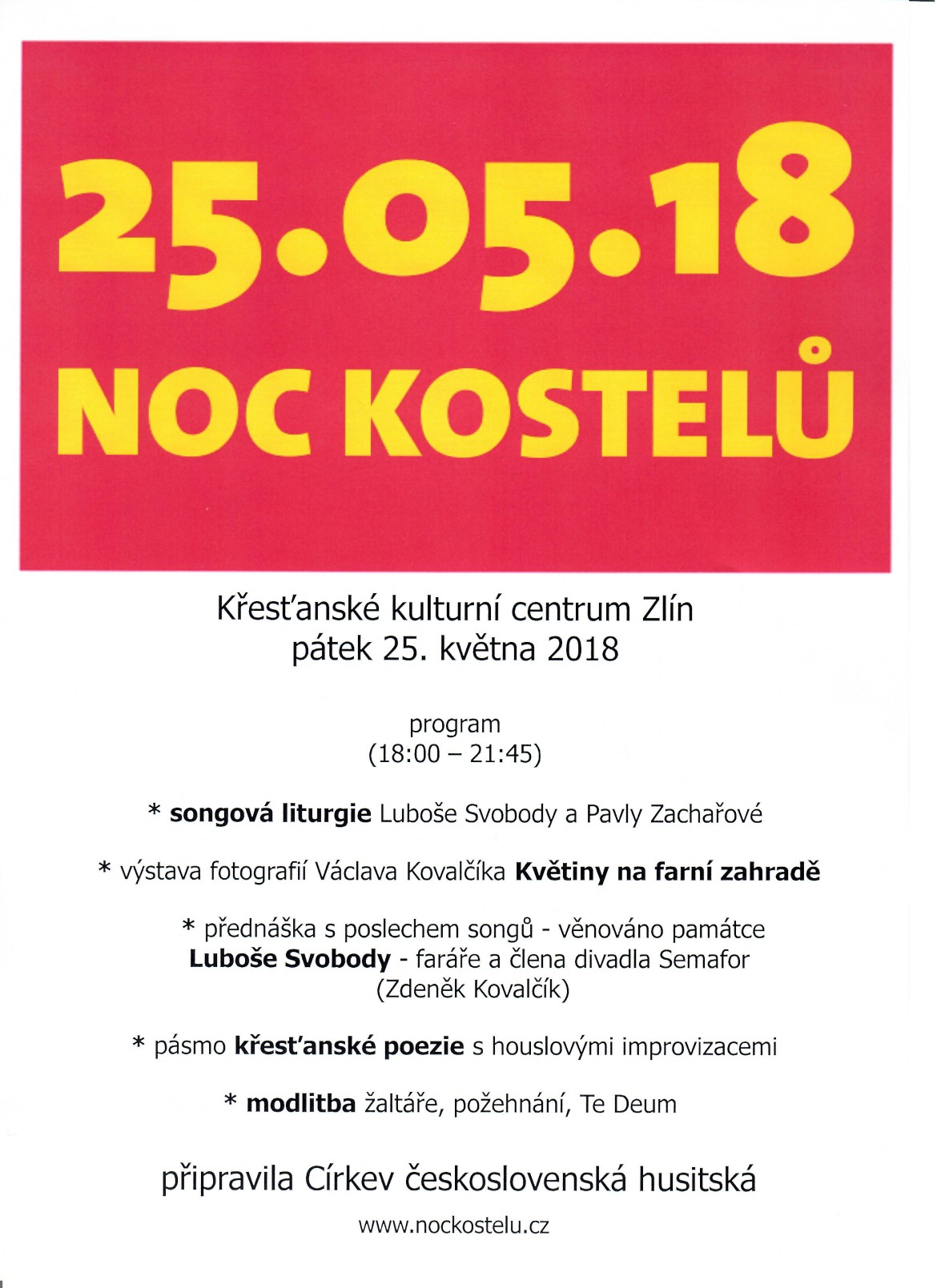 Noc kostelů ve Zlíně
