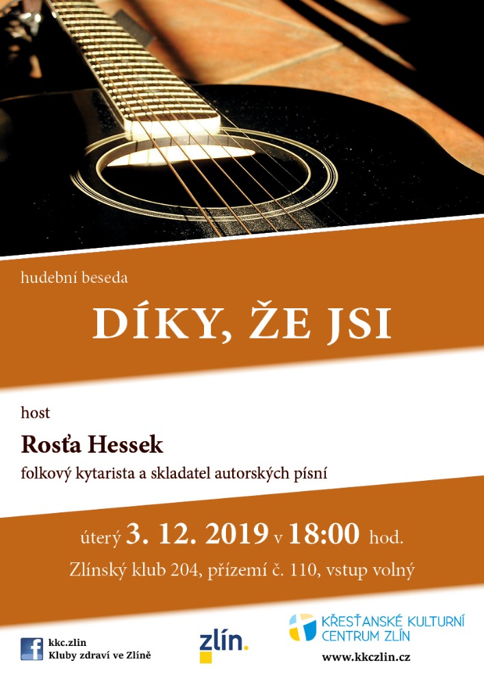Díky že jsi, hudební beseda – Rosťa Hessek