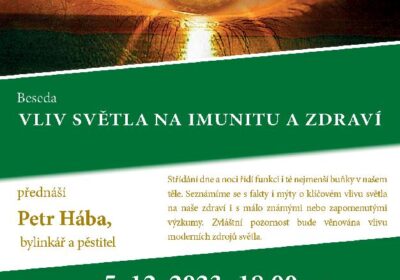 Vliv světla na imunitu a zdraví. Petr Hába