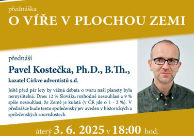 „O víře v plochou Zemi“. Pavel Kostečka, Ph.D., B.Th.