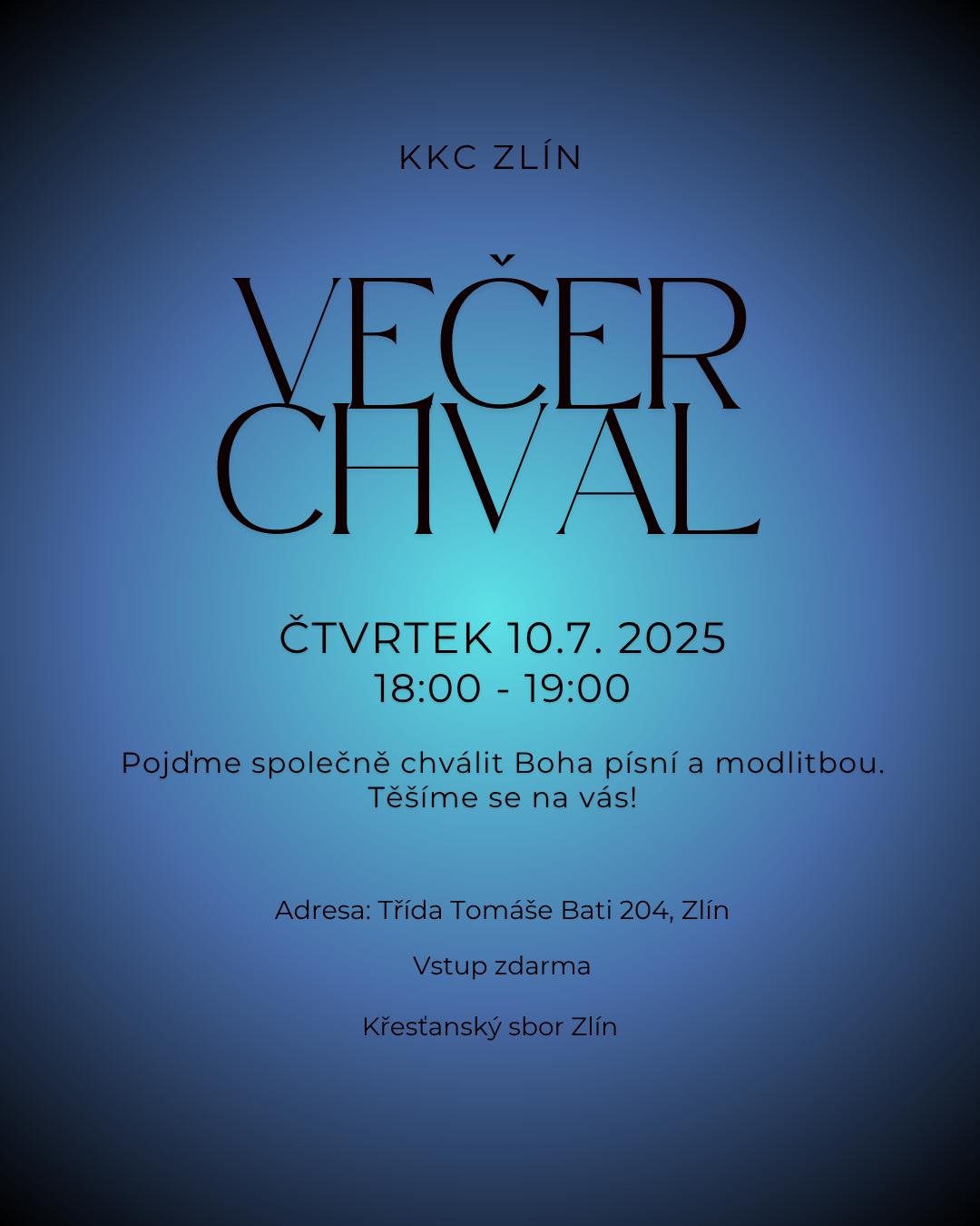 Večer chval