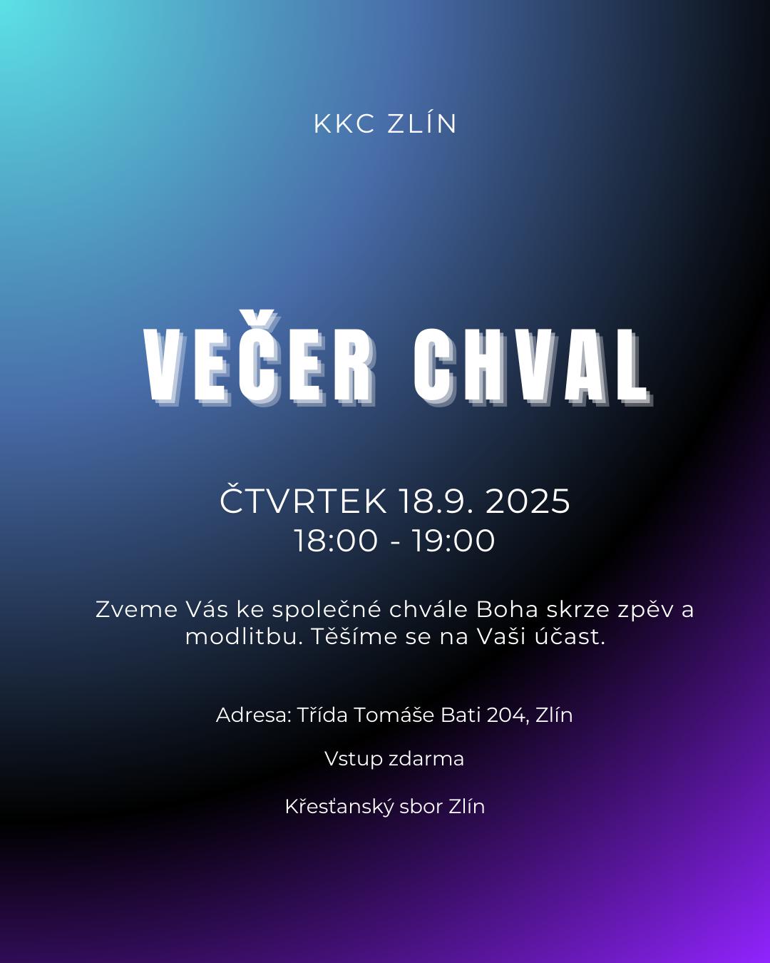 Večer chval