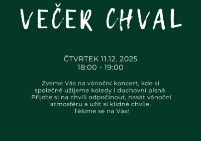 Večer chval Vánoční
