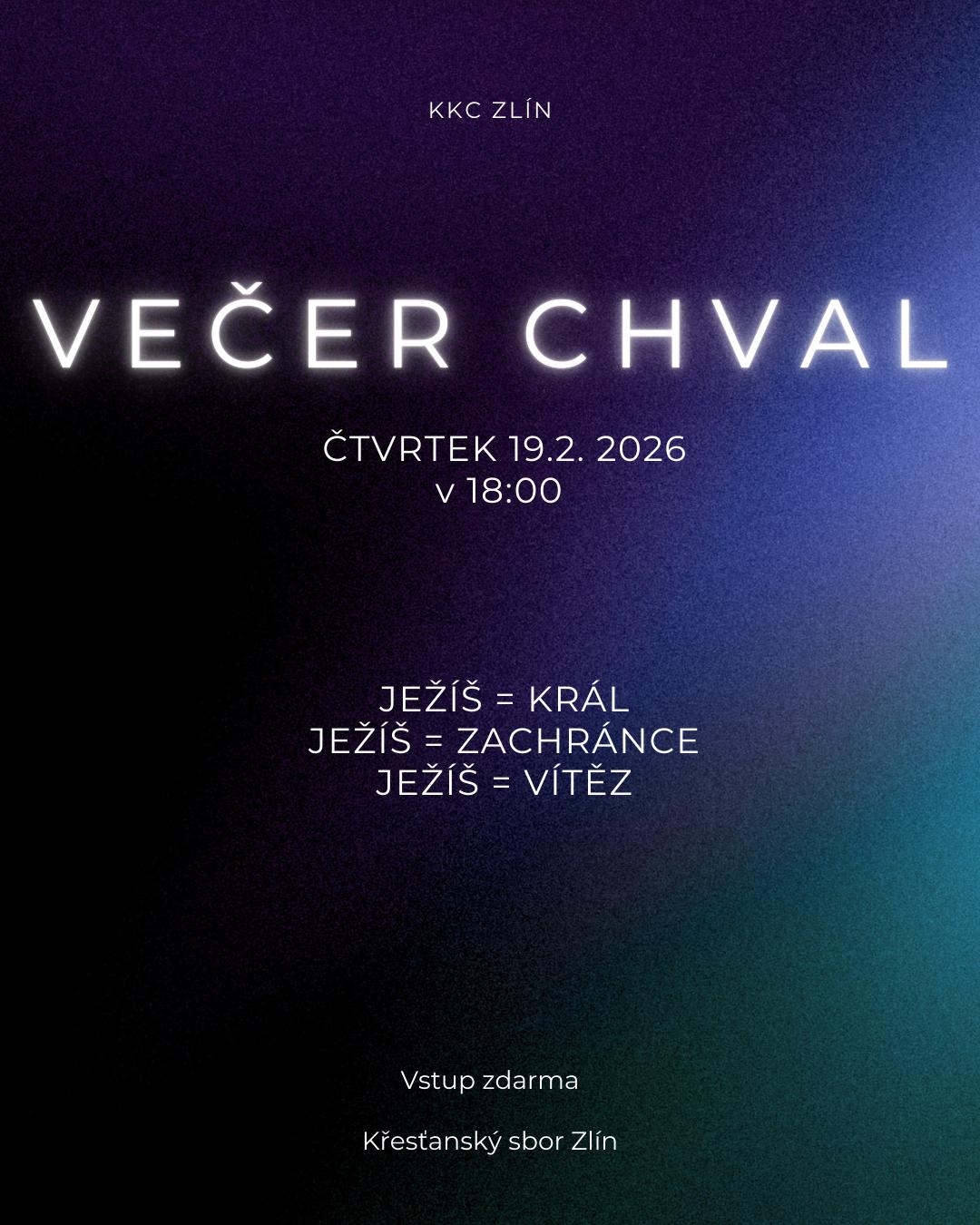 Večer chval
